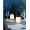 Immagine di LAMPADA A LED SIBLING BAMBU' 148 x Ø 108 mm - Bianco