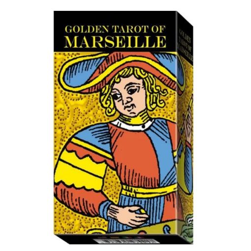 Immagine di CARTE FORMATO TAROCCO - GOLDEN TAROT OF MARSEILLE