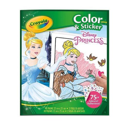 Immagine di Album Color and Sticker Disney Principesse