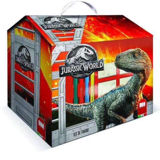 Immagine di Multiprint Casetta 7 Timbri per Bambini Jurassic World