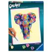 Immagine di Creart - Dipingere con i Numeri - Adulto - Elefante