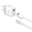 Immagine di TCUSBMICRO  - USB-A Wall Charger with USB-A to Micro Usb Cable 12W [TURBO]