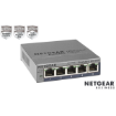 Immagine di NETGEAR GS105E Switch Smart Managed Plus 5 porte Gigabit,Garanzia a vita+NBD