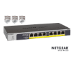 Immagine di NETGEAR GS108LP Switch Unmanaged 8 porte Gigabit PoE+ (budget 60W),Garanzia a vita+NBD