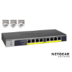 Immagine di NETGEAR GS108PP-100EUS Switch Unmanaged PoE a 8 porte con budget energetico 123W