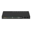 Immagine di NETGEAR GSM4230UP-100EUS AV Line M4250-26G4F-PoE++ 24x1G Ultra90 PoE++ 802.3bt 1,440W 2x1G and 4xSFP Managed Switch