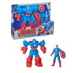 Immagine di Hasbro - Mech Strike   Personaggio con accessori 15CM dlx   Capitan America