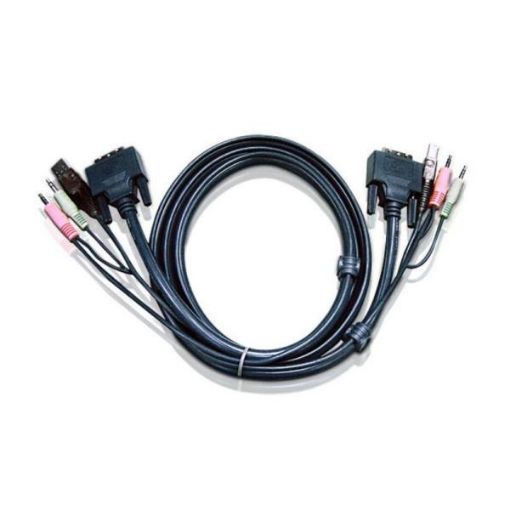 Immagine di Cavo KVM USB DVI-D Single Link   3 m