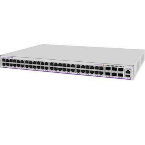 Immagine di OS2360-48-IT Fixed GigE 1RU chassis, WebSmart+, 48 RJ-45 10/100/1G BaseT, 4 SFP (1G) uplink ports, 2 (SFP+) as 1G uplinks or 10G stacking ports. Internal AC supply, Italy power cor