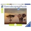 Immagine di Elefante del Masai Mara Ravensburger Puzzle - 1000 pezzi