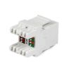 Immagine di Jack Keystone RJ45 Cat6 bianco