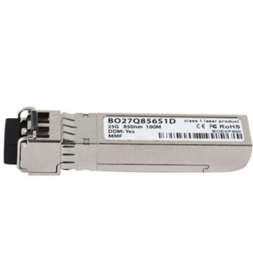 Immagine di SFP-25G-SR - 25 Gigabit optical transceiver (SFP28). Supports link lengths of 70m on OM3 and 100m on OM4 multimode fiber cables. LC connector type.