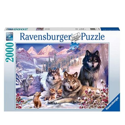 Immagine di Lupi nella neve puzzle 2000 pz