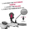 Immagine di SNAPMIRROR - Smartphone Holder for Motorcycle mirror [SNAP COLLECTION]