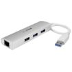 Immagine di Hub USB 3.0 a 3 porte NIC Gbe