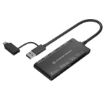 Immagine di LETTORE DI SCHEDE 7-IN-1 USB 3.0 - 2-in-1 USB-C USB-A Cable, SD/SDHC/SDXC x2, Micro SD/T-Flash/MMC/MS/M2/CF/xD