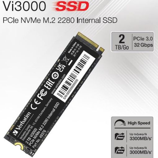 Immagine di Vi3000 Internal PCIe NVMe M.2 SSD 2TB