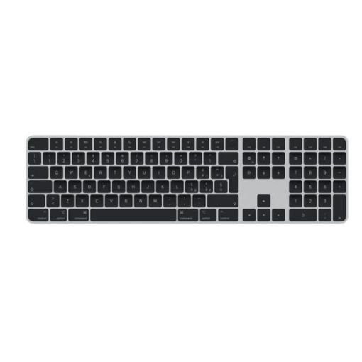 Immagine di Magic Keyboard con Touch ID e tastierino numerico per Mac con chip Apple - Italiano - Tasti neri