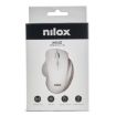 Immagine di Mouse Wireless 3200 DPI, 2.4G, Bianco - Nilox