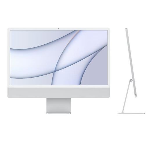 Immagine di 24-inch iMac with Retina 4.5K display: Apple M1 chip with 8-core CPU and 7-core GPU, 256GB - Silver