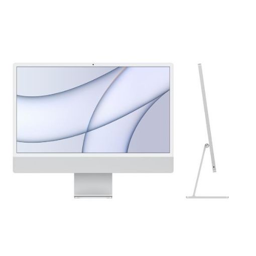 Immagine di 24-inch iMac with Retina 4.5K display: Apple M1 chip with 8-core CPU and 8-core GPU, 256GB - Silver