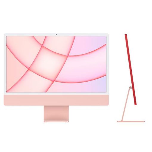 Immagine di 24-inch iMac with Retina 4.5K display: Apple M1 chip with 8-core CPU and 8-core GPU, 512GB - Pink