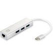 Immagine di LEVELONE USB-0504 - ADATTATORE DI RETE USB-C GIGABIT+ HUB 3-PORTE USB 3.0