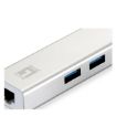 Immagine di LEVELONE USB-0504 - ADATTATORE DI RETE USB-C GIGABIT+ HUB 3-PORTE USB 3.0