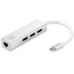 Immagine di LEVELONE USB-0504 - ADATTATORE DI RETE USB-C GIGABIT+ HUB 3-PORTE USB 3.0