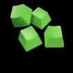 Immagine di PBT KEYCAP UPGRADE SET GREEN