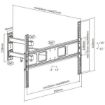 Immagine di EQUIP - STAFFA TV DA PARETE 37"-70" ARTICOLATA