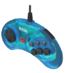 Immagine di Retro-Bit SEGA MD Mini 6-B USB Blue