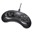 Immagine di Retro-Bit SEGA MD 6-button Pad Black