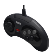 Immagine di Retro-Bit SEGA MD 6-button Pad Black