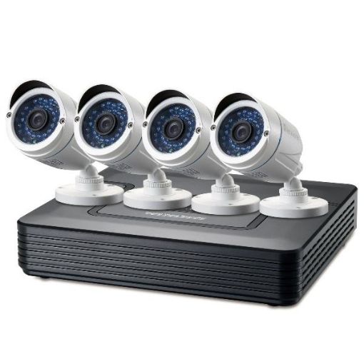 Immagine di LEVELONE DSK-8001 - KIT VIDEOSORVEGLIANZA 8-CANALI (DVR + 4 TELECAMERE)