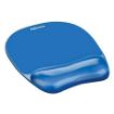 Immagine di Mousepad con poggiapolsi Crystal  Gel Blu