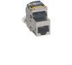 Immagine di PRESA KEYSTONE TOOLLESS RJ45 CAT. 6A UTP ACCIAIO