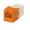 Immagine di PRESA MINICOM RJ45U CAT.6 ARANCIO