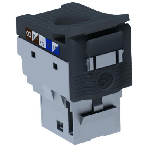 Immagine di 24 PRESE CAT 6A UTP LCS  KEYSTONE TOOLLESS RJ45 ACCIAIO