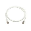 Immagine di Tripplite cavo Ethernet S/FTP schermato certificato Cat8 25G/40G (RJ45 M/M), PoE, bianco, 7,62 m - N272-025-WH