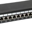 Immagine di EQUIP - PATCH PANEL 24-PORTE CAT.6 SCHERMATO, 1U 19" - Nero