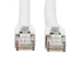 Immagine di Tripplite cavo Ethernet S/FTP schermato certificato Cat8 25G/40G (RJ45 M/M), PoE, bianco, 6,09 m - N272-020-WH