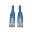 Immagine di Tripplite cavo Ethernet (RJ45 M/M) modellato (UTP) Cat6 Gigabit blu, 3,05 m - N201-010-BL