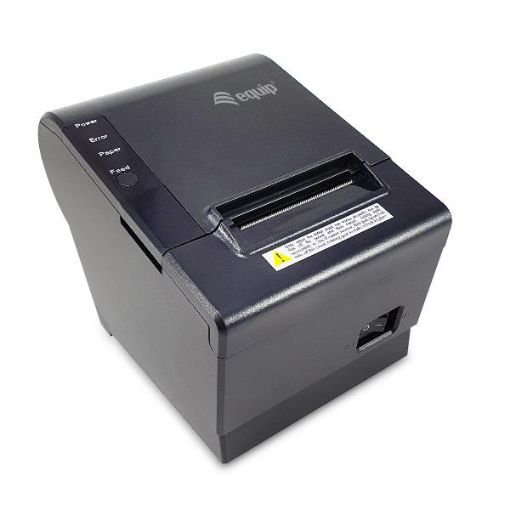 Immagine di EQUIP - Stampante termica POS per ricevute da 58mm con taglierina automatica, connessione USB/Ethernet/cassa