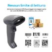 Immagine di Lettore Pistola Barcode Scanner Wireless 2.4 Ghz e Bluetooth 1D 2D - BC-07WB